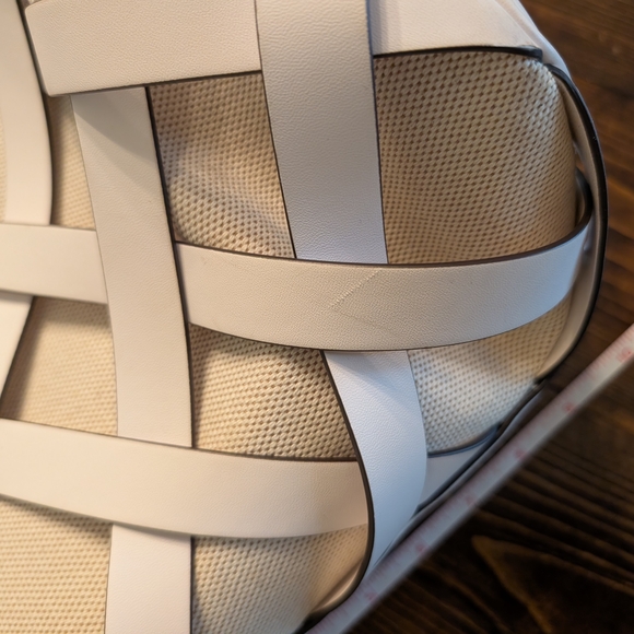 Michael Kors Cream and Beige Woven Tote - Picture 3 of 6